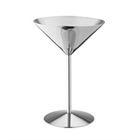 Stainless Steel Martini Cup 24cl (8.5oz)