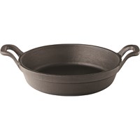 Cast Iron Roun Eare Dish 19cm 7.25