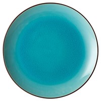 Plate Coupe Soho Aqua 10in 25cm