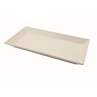 Rectangular Plate Fine China White 32cm
