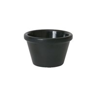 Black Melamine Smooth Ramekin 6cl (2oz)