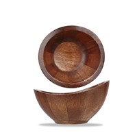 Acacia Bowl Brown 14x7cm 5.5"