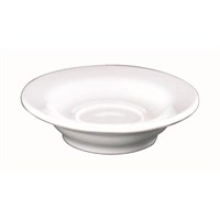 Saucer for Cup 9cl 3oz Bowl Shaped White 11.8cm