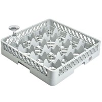 Glass Tray Rack 16 Compartment 4 Extenders