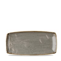 Grey Stonecast Oblong Plate 29.5cm (11.55'')