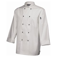 Chefs Jacket Superior Long Sleeve White M Size