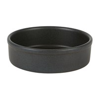 Tapas Dish Round Rustico Carbon 12.5cm