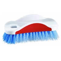 Scrubbing Brush White Stiff Blue Bristles Addis