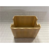 Almond Plastic Fluted Sachet Holder