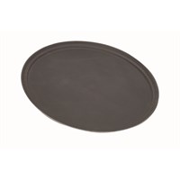 Tray Oval Nonslip Serving Black 68.5cm