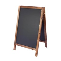 Non-Reversible Square Top Oak A-Board 110x66.5cm