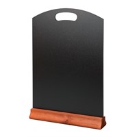 Red Mahogany Base Chalk Board 46 x 29.7cm