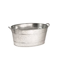 Display Aluminium Oval Tub 48.5x35.5x23cm