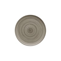 Modern Rustic Wood Flat Coupe Plate 20cm