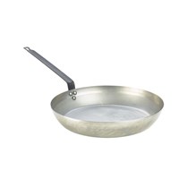 Frying Pan 14 Black Iron Silver