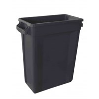 Black Recycling Bin 87L