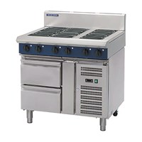 Blue Seal 6 Element Cooktop Refrigerated Base