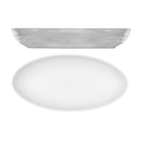Dish Oval Relish Modern Rustic Grey 28cm