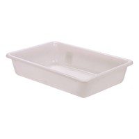 Food Storage Polyethylene Rectangular Tray 3L