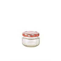 Preserving Jar Red Gingham Lid 135ml