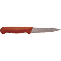 Knife Paring Vegetable 4in  Red Handle