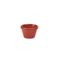 Ramekin Melamine Smooth 1.5oz Red