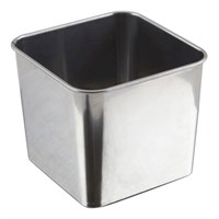 Stainless Steel Square Tub 8x8x6cm