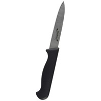 Knife Paring Vegetable 10cm Black Handle