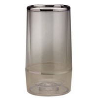 Wine Cooler Clear Chrome Rim