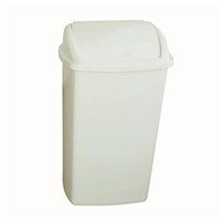 White Swing Bin