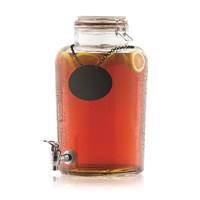 Rustic Country Glass Beverage Dispenser 7.5L