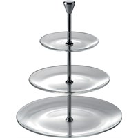 Cake/Display 3 Tiered Round Glass Plate