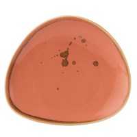 Earth Cinnamon Triangular Plate 6.5in 16.5cm