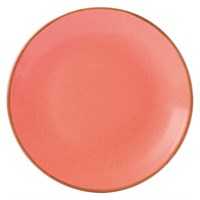 Coupe Plate 24cm Coral Seasons