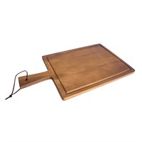 Rectangular Board with Handle 42x23cm Acacia