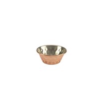 Ramekin Hammered Copper Plated 1.5oz