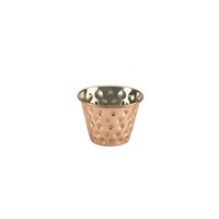 Ramekin Hammered Copper Plated 2.5oz