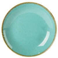 Coupe Plate Sea Spray Turqoise 28cm