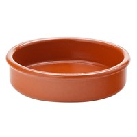 Tapas Dish Roun Teraccotta 4in 10cm