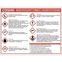 Sign - COSHH know your safety symbols