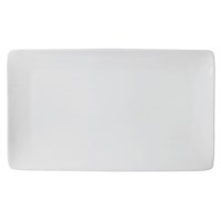 Plate Rectangular White 27x16cm Simply