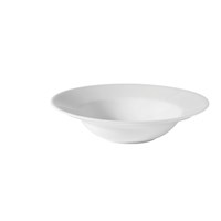 Bowl Pasta White Winged 25cm 47cl