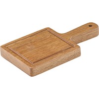 Wooden Serving Board Handled Mini 8 x 7cm