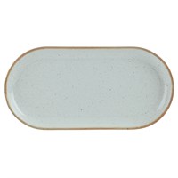 Plate Narrow Oval Stone 30cm
