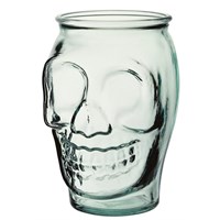 Cocktail Glass Skull Jar Tall 18oz 52cl