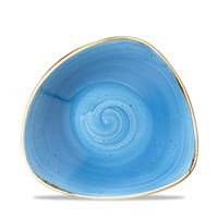 Triangle Bowl Stonecast Blue 23.5cm