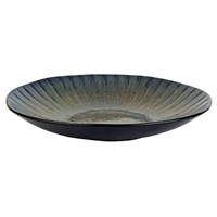 Coupe Bowl Aegean Reactive Ridged Black 26.5cm