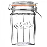 Kilner Faceted Clip Top Jar 0.95L