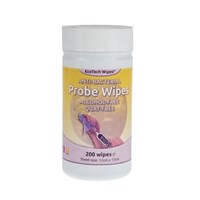 Wet Wipes Anti-bacterial For Thermo Probes Tub200