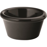 Ramekin Plain Black 2oz 6cl